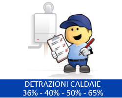 Detrazione caldaie 36 50 percento